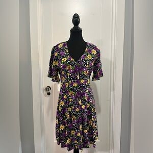 Design Lab Lord & Taylor Floral Button-Up Dress – 19.5” P2P - Size Medium (NWT)